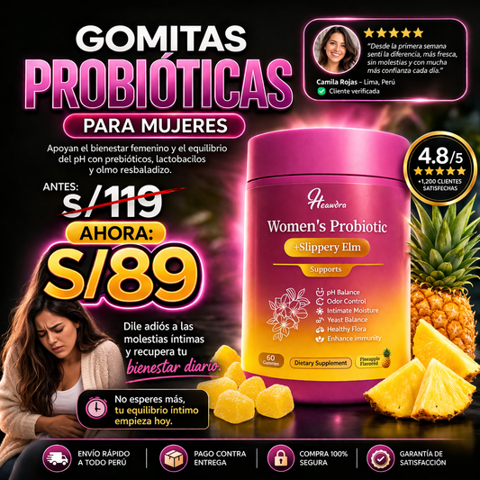 GOMITAS PROBIOTICAS VAGINALES